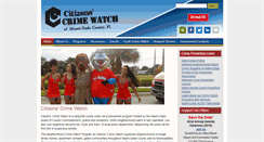 Desktop Screenshot of citizenscrimewatch.com